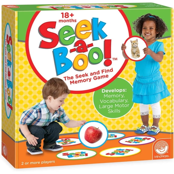 Seek-a-Boo Seek and Find Memory Game and Toddler Flash Cards Matching Game
