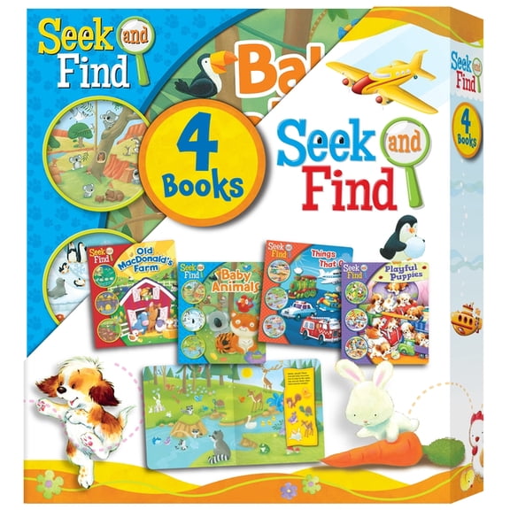 Seek and Find: 4-Book Slipcase Set, (Paperback)