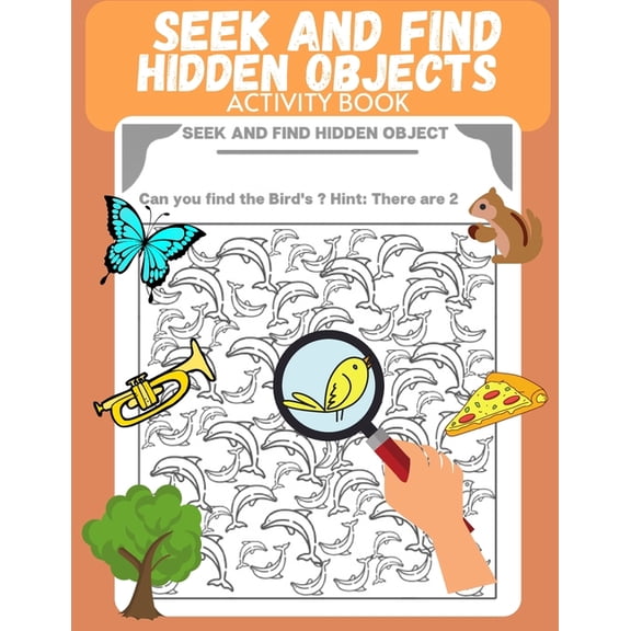 Seek and Find Hidden Objects Activity Book: Search and find for Kids, Puzzle, Look and Find, Activity pad, Picture Puzzl, (Paperback)