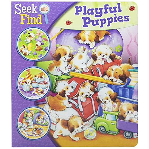 Pre-Owned Playful Puppies: Seek and Find (Board book) 1642690171 9781642690170