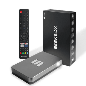 SeekBox 3PRO 4GB RAM 64GB ROM, Android 11.0, 4K Ultra HD, Wi-Fi 6, Gigabit Ethernet, Voice Remote Included