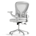 thumbnail image 1 of Ninecer Ergonomic Mesh Office Chair with 3D Adjustable Armrests, Mid Back Swivel Desk Chair with Lumbar Support, Height Adjustable Rolling Computer Chair 250lbs, for Home Office,White, 1 of 9