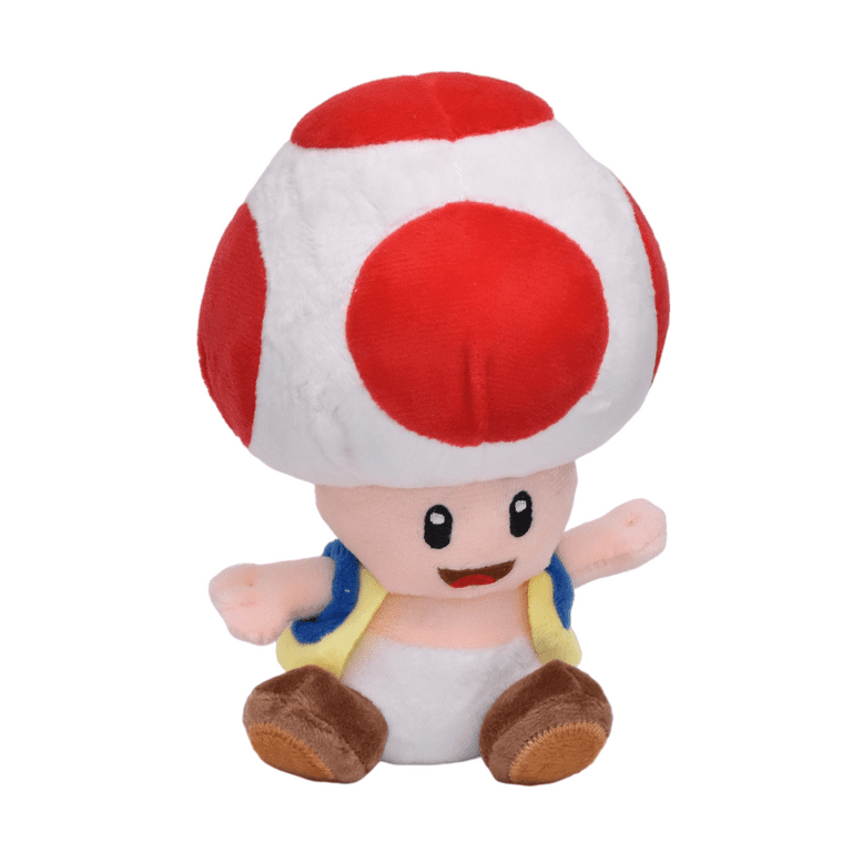 Nintendo Official Super Mario Toad Plush, 8