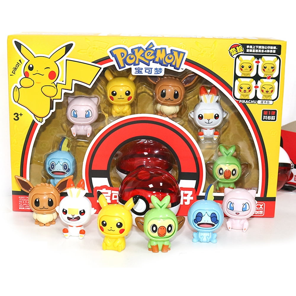 Genuine Pokemon Anime Face Change Pocket Monster Pokeball