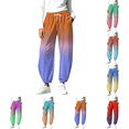 thumbnail image 1 of SeekIslam Women's Ombre Jogger Pants with Drawstring Waist for Trendy Workout and Daily Activewear, 1 of 9