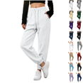thumbnail image 1 of SeekIslan Womens Relaxed Joggers Drawstring High Waist Cuffed Pants with Pockets for Running Travel, 1 of 1