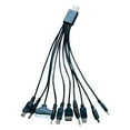 thumbnail image 1 of SeekLGT 10 in 1 USB Multi Charging Cable Multi-Port Phone Charger Compatible with Bluetooth Earphones Speakers MP3 Players, 1 of 2