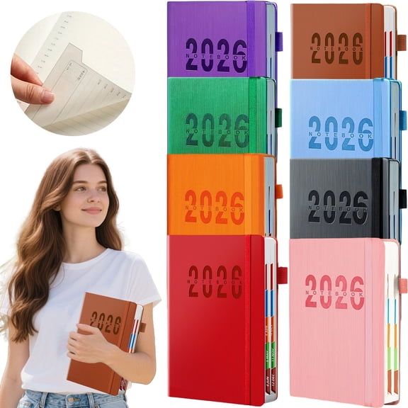 SeekLGT 2026 Daily Planner 21x15 One Page Per Day Schedule Book Time Management Organizer with Priority Tasks for Work Home and Study