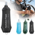 thumbnail image 1 of SeekLGT 250ml TPU Collapsible Soft Water Bottle, Green Leak Proof Running Hydration Flask for Running Vest, Portable Folding Sports Water Bag for Hiking Cycling, 1pc, 1 of 9