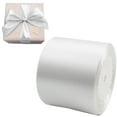 thumbnail image 1 of SeekLGT 3 Inch Wide Satin Ribbon 25 Yards Single Face Polyester Thick Ribbon Roll for Wedding Chair Sashes Large Bows Flower Bouquets Christmas Crafts Gift Wrapping, 1 of 4