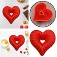 thumbnail image 1 of SeekLGT 3D Heart Silicone Cake Mold Valentine Love Shape Baking Pan Food Grade Non Stick Mold for Chocolate Candy Cupcakes Cookies DIY Gifts, 1 of 9