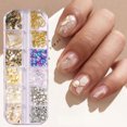 thumbnail image 1 of SeekLGT Abalone Shell Pieces Seashell Nail Charms 3D Pearlized Shell Flakes Thin Crushed Shell Slices for Acrylic Nails Art Design DIY Craft Decoration Kit, 1 pc, 1 of 5