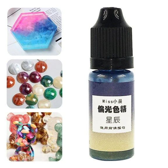 SeekLGT Alcohol Ink,Alcohol Inks For Resin,Ink Colors High Concentration Metallic Paint Resin Dye Fast Drying Effect Ink For Epoxy Resin Art Painting Glass Tumbler Making 10ml