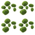 thumbnail image 1 of SeekLGT Artificial Moss Rocks Decorative Green Moss Stones, Long Hairy Faux Moss Covered Balls for Fish Landscaping Aquarium, Home Tabletop Plant Wall Decor, 24 PC, 1 of 9
