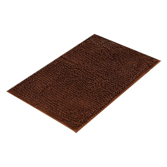 SeekLGT Bathroom Non-Slip Suede Mat Absorbent Floor Rug Door Mat Bedside Carpet Soft and Water Resistant for Home