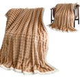 thumbnail image 1 of SeekLGT Bubble Fleece Throw Blanket 50x70 Inch Cute Animal Print Soft Double Sided Flannel Blanket Lightweight Cozy Sofa Bed Winter Air Conditioning Throw, 1 of 8