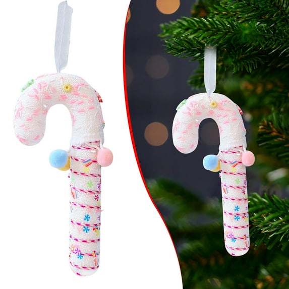 SeekLGT Cute Christmas Ice Cream Dessert Ornaments Mini Faux Donut Cupcake Candy Tree Hanging Decor Colorful Sweet Treat Props for Holiday Party