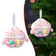 thumbnail image 1 of SeekLGT Cute Christmas Ice Cream Dessert Ornaments Mini Faux Donut Cupcake Candy Tree Hanging Decor Colorful Sweet Treat Props for Holiday Party, 1 of 9