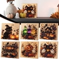 thumbnail image 1 of SeekLGT DIY Halloween Pearl Art Picture Making Craft Set, Cute Ghost Pearl Bead Art Kit for Adults Kids, Seasonal Holiday Home Decor, 1 pc, 1 of 9