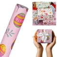 thumbnail image 1 of SeekLGT Easter Wrapping Paper Gift Sheet with Spring Pastel Patterns, Bunny and Holiday Design Gift Wrap Paper for Birthday and Easter Party Use, 1x sheet, 1 of 8