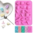 thumbnail image 1 of SeekLGT Halloween Silicone Molds for Chocolate Candy, 3D Pumpkin Witch Hat Silicone Mold Non Stick Flexible Baking Mold for Candy Chocolate Fondant Jelly Ice Resin Craft DIY Halloween Party,1 Pc, 1 of 7