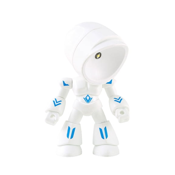 SeekLGT LED Night Light Creative Robot Table Lamp with Posable Body and Warm Lighting for Bedroom Decor Lonely Robot Design Companion Desk Light for Night 1pc