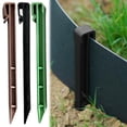 thumbnail image 1 of SeekLGT Landscape Edging Stakes High Strength Plastic Garden Stakes Heavy Duty Ground Spikes Anchor Anchoring Spikes for Garden Netting Lawn Edging Weed Fabric Fence Borders, 1 pc, 1 of 8