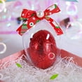 thumbnail image 1 of SeekLGT Large Clear Easter Eggs Plastic Fillable Transparent Jumbo 4 Inch for Easter Hunt Game Decor 1 Count, 1 of 9