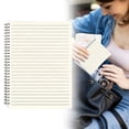 thumbnail image 1 of SeekLGT Lined Journal Notebook, 8.55 x 6.02 in B5 Thickened Softcover PU Leather Journals for Writing 40 Pages, Sewed College Ruled Book for Office Work, 1 of 9