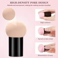 thumbnail image 1 of SeekLGT Makeup Sponge Beauty Sponge Foundation Sponge Blender Sponge Latex Free Teardrop Cosmetic Sponge Soft Beauty Blender for Flawless Makeup Application, 1 of 5