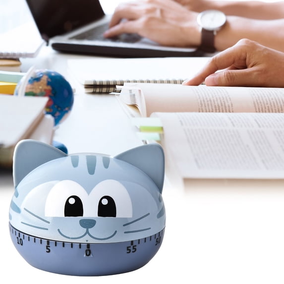 SeekLGT Mechanical Kitchen Timer Cute Cartoon Cooking Timer Loud Alarm Manual Timer for Home Office