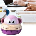 thumbnail image 1 of SeekLGT Mechanical Kitchen Timer Cute Cartoon Cooking Timer Loud Alarm Manual Timer for Home Office, 1 of 4