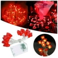 thumbnail image 1 of SeekLGT Red Heart String Lights 9.8ft Battery Operated Valentine Fairy Lights Indoor Outdoor Bedroom Wedding Party Romantic Decor Timer 8 Modes, 1 of 9