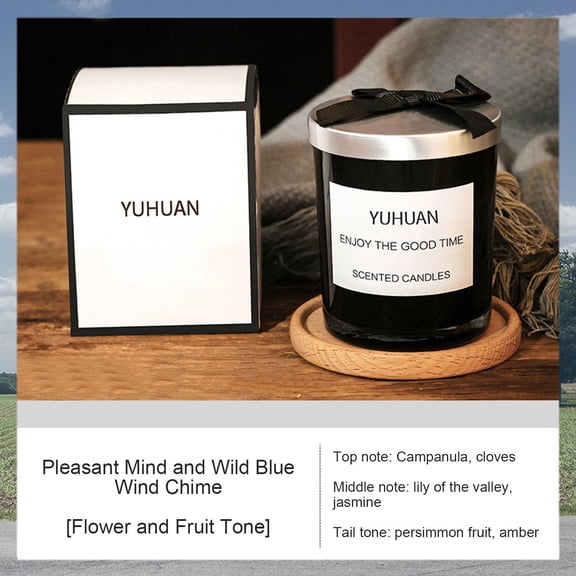 SeekLGT Scented Soy Wax Candle Aromatherapy Home Fragrance Long Lasting Clean Burn Sleep Relaxation Gift Decor