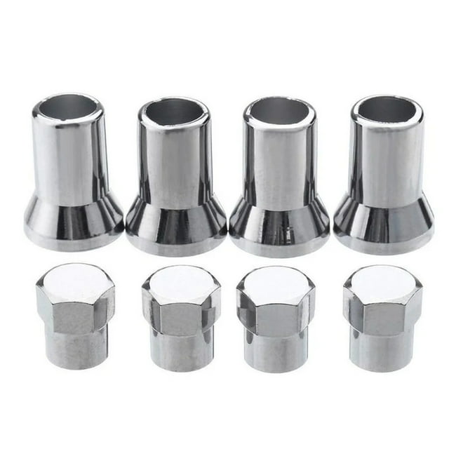 SeekLGT Tire Valve Caps Stem Covers Plastic Durable Round Set Car And Bicycle Accessories Replacement Valve Caps