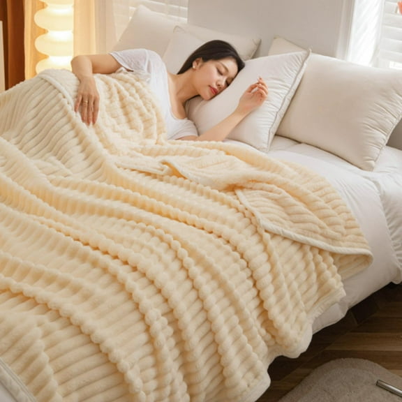 SeekLGT Turquoise Blanket Fleece Throw 72x80in Soft Microfiber Cozy Blanket for Bed Sofa Camping Travel Indoor Outdoor All Season Rectangular Plush Gift