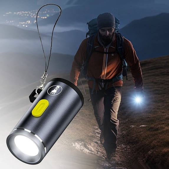 SeekLGT USB C Rechargeable LED Flashlight 1000 Lumen Mini Compact Handheld Torch 3 Modes Waterproof for Camping Hiking Emergency 2028 Valentine Gift