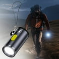 thumbnail image 1 of SeekLGT USB C Rechargeable LED Flashlight 1000 Lumen Mini Compact Handheld Torch 3 Modes Waterproof for Camping Hiking Emergency 2029 Valentine Gift, 1 of 9