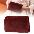 thumbnail image 1 of SeekLGT USB Rechargeable Hand Warmer Muff Plush Faux Fur Electric Heated Hand Pillow Pocket Portable Winter Warmth for Women Men Outdoor Office Gift, 1 of 9