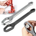 thumbnail image 1 of SeekLGT Universal Torx Wrench Double Ended Self Tightening Adjustable Spanner 8-22mm High Carbon Steel Repair Tool for Home Silver 1PC, 1 of 8