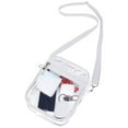 thumbnail image 1 of SeekLGTStadium Approved Clear Crossbody Bag Transparent PVC Purse with Adjustable Strap and Front Pocket for Concerts Festivals and Travel, 1 of 4