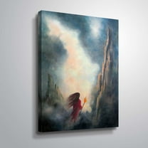 Seeker Large Gallery Wrapped Canvas by Marina Petro