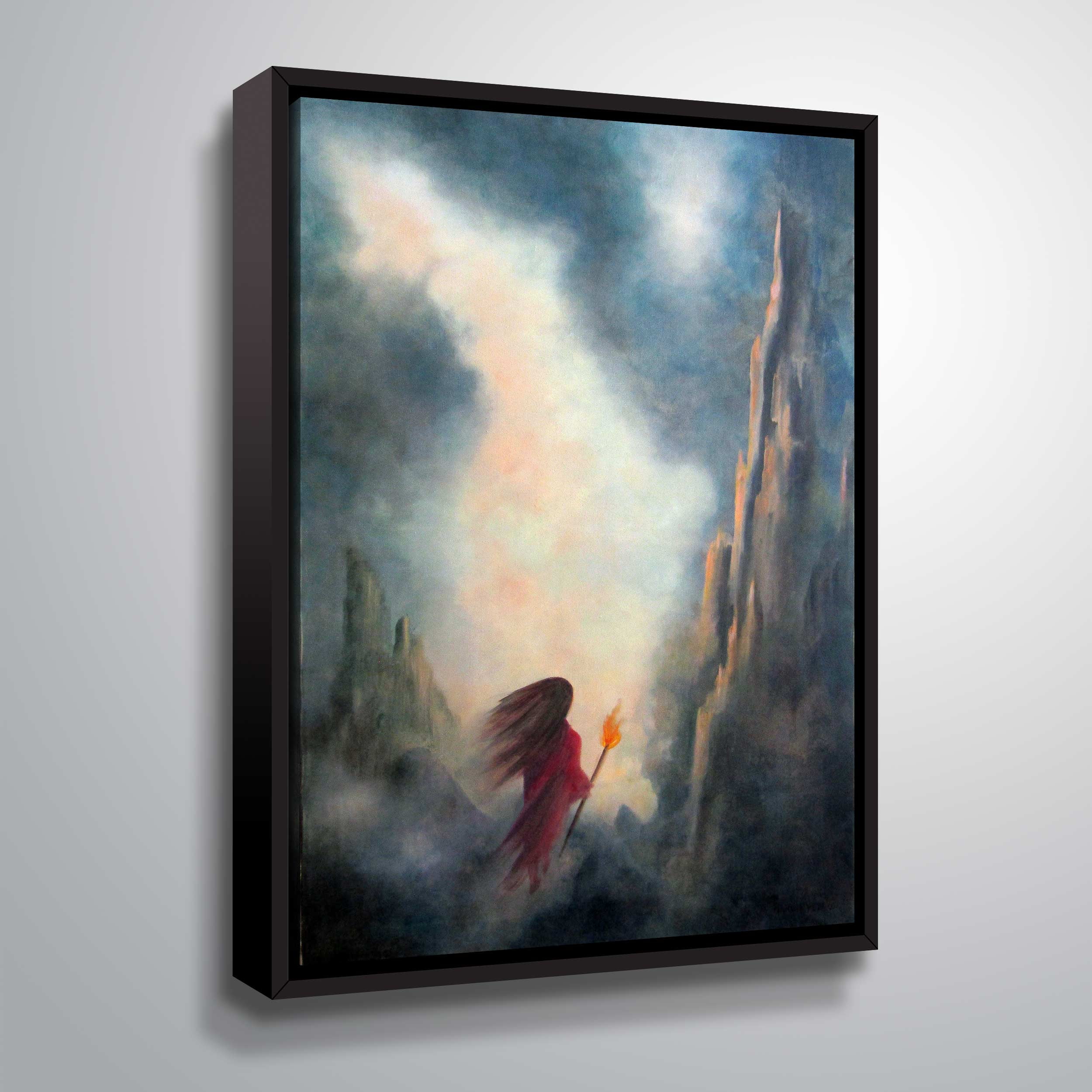 Seeker Large Gallery Wrapped Floater-framed Canvas