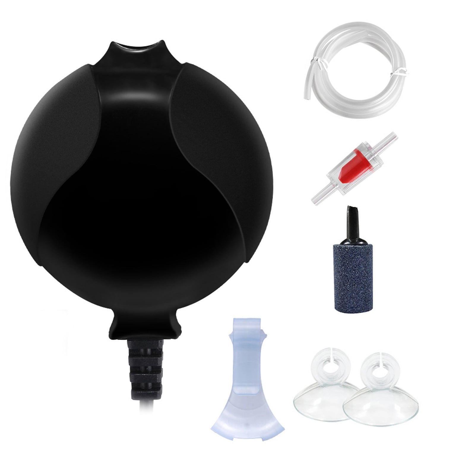 Seekfunning Mini AirPump with Clip for Fish Tank, Silent 1.3W Fish Bowl