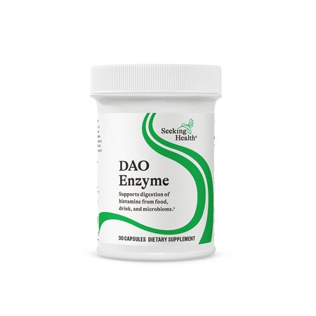 Seeking Health DAO Enzyme - Formerly Histamine Digest, DAO Enzyme Supplement for Histamine Food Intolerance, Supports Digestive Health, Upset Stomach (30 Capsules)*