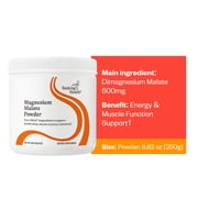 Seeking Health Magnesium Malate Powder, 500 mg, 8.82 oz 250 g