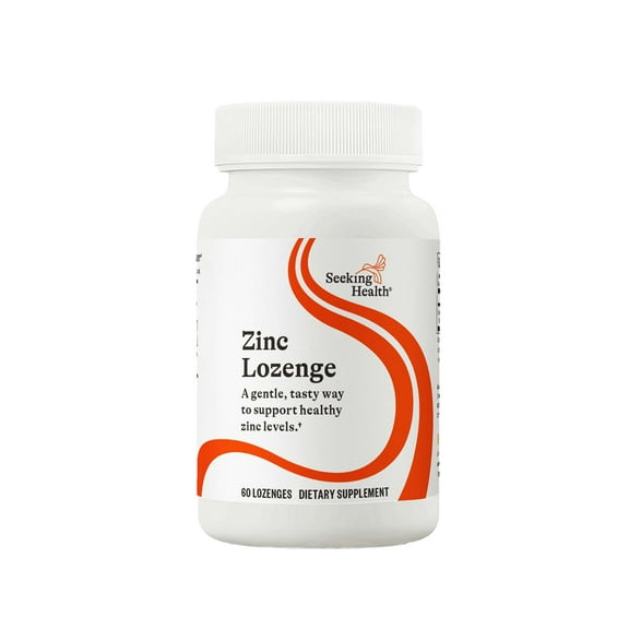Seeking Health Zinc Lozenge- A gentle tasty way to support healthy zinc levels- 60 lozenge