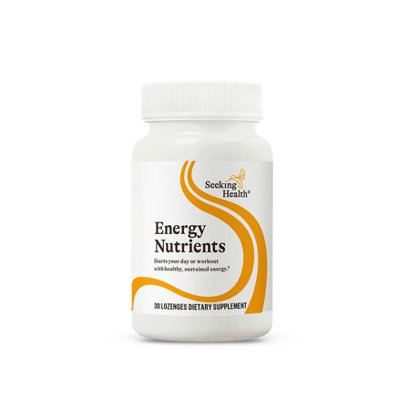 Seeking Health Energy Nutrients- Starts your day or workout with healthy sustained energy- 30 Lozenges