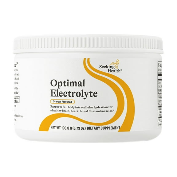 Seeking Health Optimal Electrolyte Powder - Electrolyte Powder with Sodium & Potassium - Support Digestion & Energy with Magnesium Electrolyte Supplement - Orange, 30 Servings