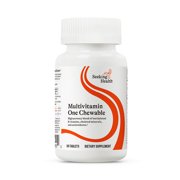 Seeking Health Multivitamin One Chewable - Immune System Support Supplement with L-5-MTHF, Vitamin B12 & D3 - Multivitamin with Antioxidant Ingredients for Energy Production Support - 30 Tablets